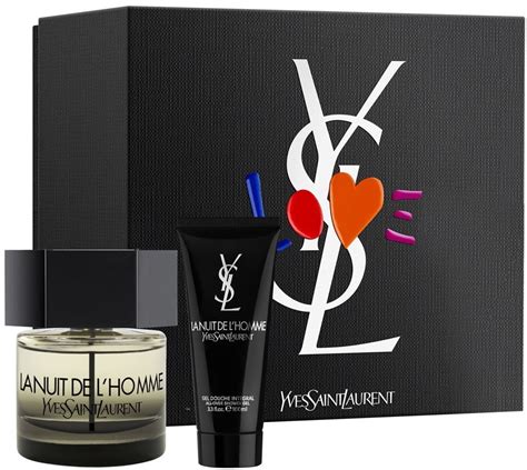 yves saint laurent parfum homme en coffret avec gel douche|yves Saint Laurent pour homme.